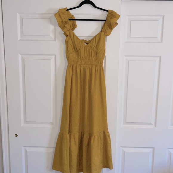 Lush size small ruffle midi dress - Picture 1 of 3
